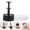 NOLITOY 1set Non-Stick Burger Press with Patty Papers Ergonomic Hamburger