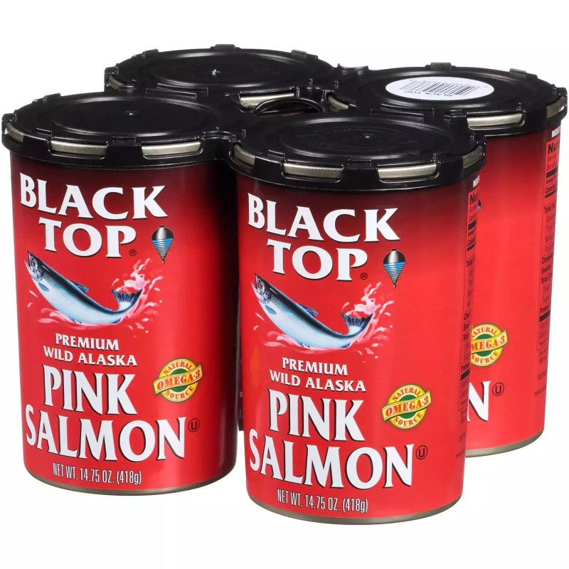 T.O.P. Black Top Premium Wild Alaska Pink Salmon (14.75 oz.,