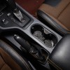 Soft Carbon fiber Car Central Control Water Cup Holder Coaster