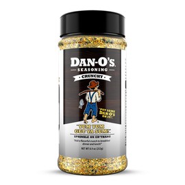 Dan-O’s Seasoning Crunchy | Medium Bottle | 1 Pack (8.9 oz)