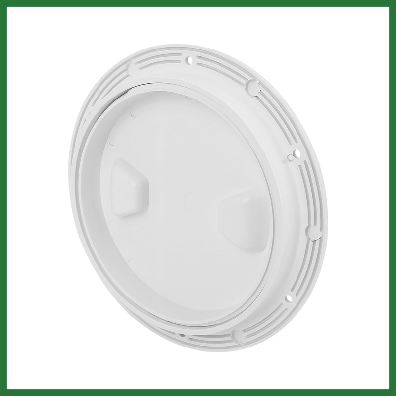 Motoforti 4" Boat White Circular Inspection Hatch Deck with Detachable