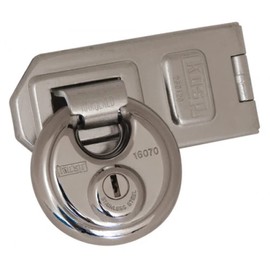 Kasp K16070D260 160 Series Disc Padlock with 260 Series Hasp and Staple Set