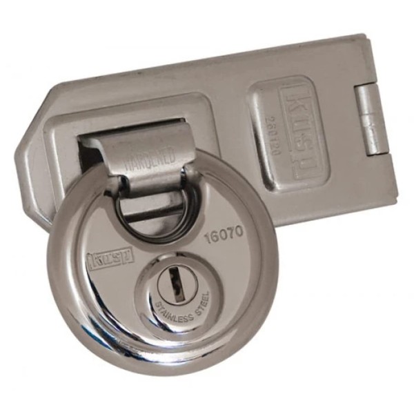 Kasp K16070D260 160 Series Disc Padlock with 260 Series Hasp