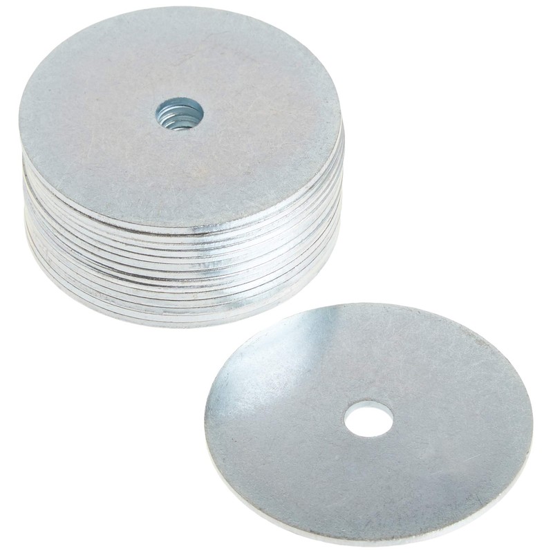 Hard-to-Find Fastener 014973454791 Fender Washer, 1/4 x 2, 15, Silver