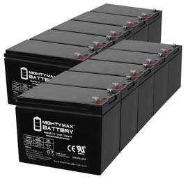 Mighty Max Battery 12V 7.2Ah Compatible Battery for APC Back-UPS ES 550VA - 10 Pack