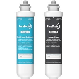 2 Stage Replacement Filters Compatible with All Avalon Bottleless Water Coolers Filters, 1500 Gallons, 2 Count（1 Set）