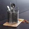 LENITH Stainless Steel Kitchen Round Utensil Holder - Weighted Base