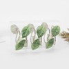 12 Pcs Decorative Rust Proof Leaf Shower Curtain Hooks -