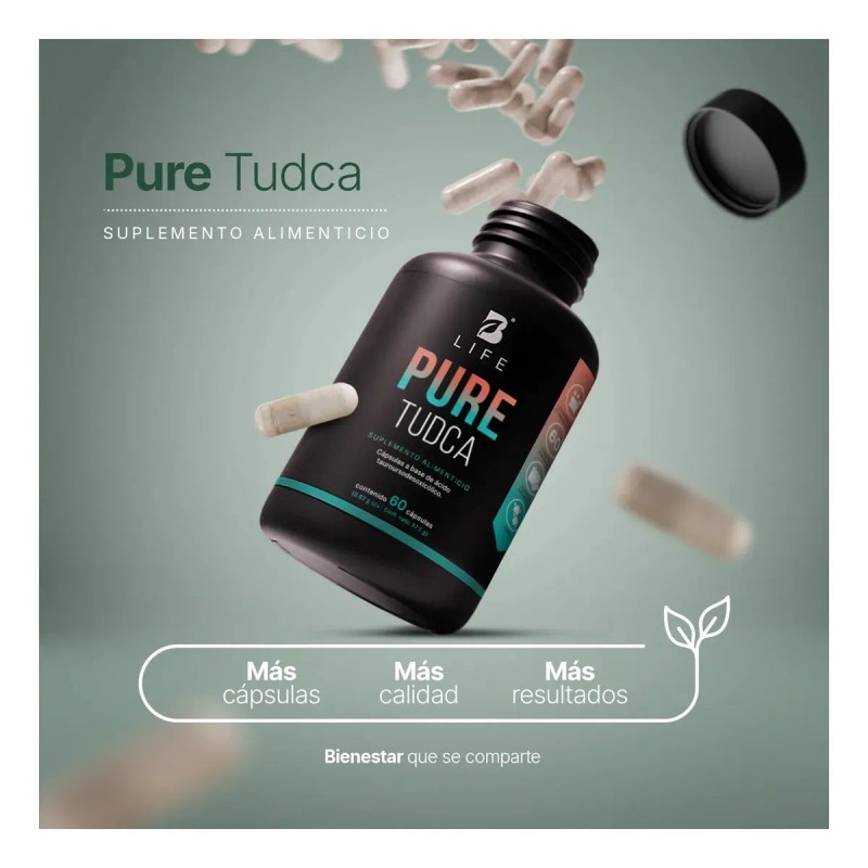 Tudca Puro 500mg Cáps Apoyo Hepática Hígado Life Sabor