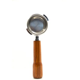 ITALPARTS Bezzera Portafilter Bottomless Portafilter with Wooden Handle for Espresso Machines (ITALPARTS Filter, Form 1) Portafilter Accessories