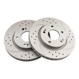 KAC - Disc Brake Rotors | Brake Kit for Hyundai 2007-2010 Elantra Automotive Replacement Brake Rotors,31453