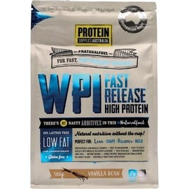 PROTEIN SUPPLIES AUST. WPI (Whey Protein Isolate) Vanilla Bean 500g