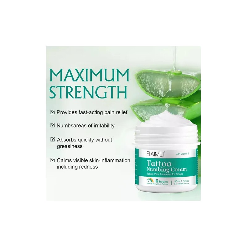 2 Pack Crema Adormecedora E Hidratante Natural Antes Tatuaje