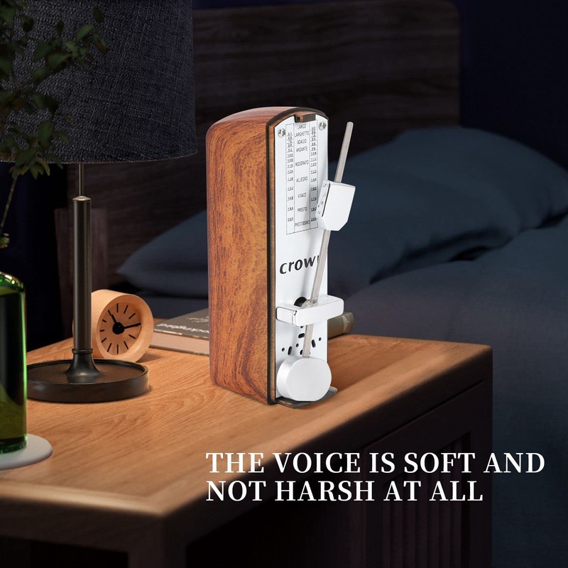 Gokelomg Portable Mini Mechanical Metronome Universal Metronome for Piano Guitar