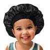 Gorro de pelo de seda satinada: 2 capó para niños