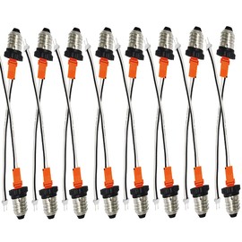 E26 Light Socket Adapter,Medium Screw In Light Socket Pigtail for Led Ceiling Lights Downlight Retrofit Power Adapter (16-Pack)