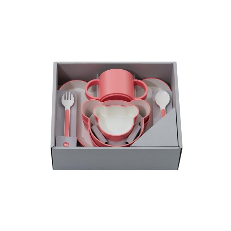 Tak JTN-1030-PC Kids Dish Bear Lucky 7 Gift Box Bear