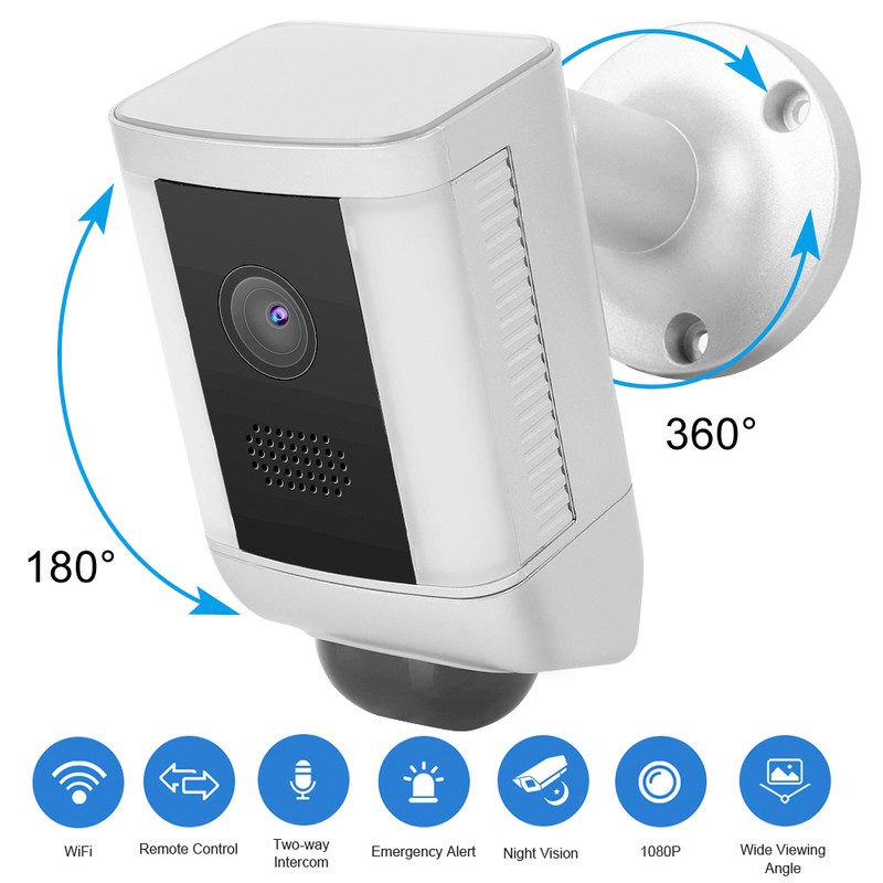 Freecam L860 1080P Wifi Camera Spotlights Night Vision 2‑Way Audio