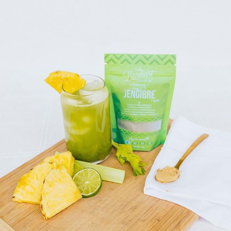 Jengibre en Polvo Orgánico Benmart 100g - Antioxidante y Antiinflamatorio
