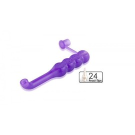 Interdental Cleaner Proxi-Tip Travel Handle + 24 Proxi Tips for Implants, Bridges, Orthodontics