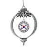 Inspired Silver - Republic of Korea Flag - Silver Christmas