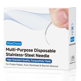 200PCS Multi-Purpose Disposable Stainless-Steel Needle, Pimple Popper Tool for Pimple, Acne, Blackhead and Blemish Remover - Easy to Use Home Essential Tool