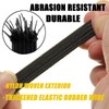 2 Pcs Motorcycle Helmet Rope High Retractable Black Luggage Helmet