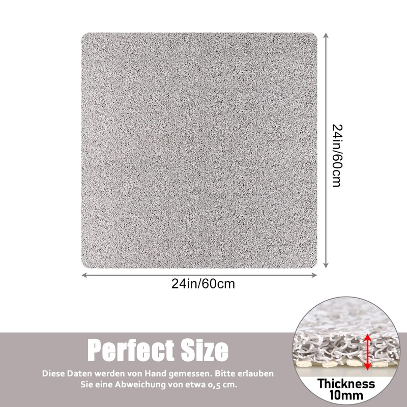 Shower Mat Non-Slip 60 x 60 cm - Soft Comfort