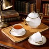 20-Piece Porcelain Tea Sets for Adults, British Style Tea Party