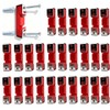 50 Pack Rubber Sound Isolation Clips with Mounting Screws, Full