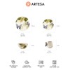 ARTESA ORGANICS BRIGHT NATURE VERDE Ceramic Dinnerware Set, Yellow Butterfly