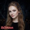 6 Pcs Mini Knife Hair Clips Black Red Punk Barrettes