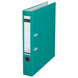 Leitz 10155052 Folder 180° A4 with Slits Plastic Slim Turquoise