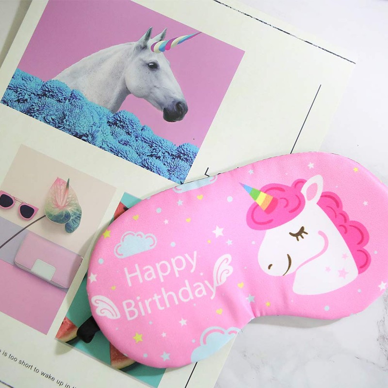 Set of 5 Cute Unicorn Sleep Masks Comfortable Lightweight Eye