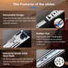 Heavy Duty Locking Drawer Slides Full Extension Runners with Lock