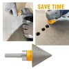 CADUFUELLY Diamond Beveling Chamfer Bits Diamond Countersink Drill Bits for