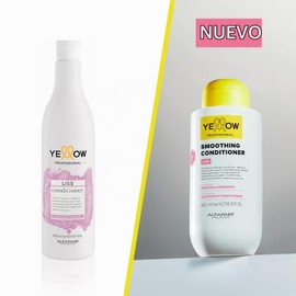 Yellow Professional Smoothing Conditioner Liss, Acondicionador Alisador Anti-Frizz, Keratina y Amaranto, 500ml