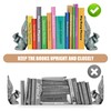 Livfodrm Decorative Bookends for Heavy Books,Heavy Duty Book Ends for