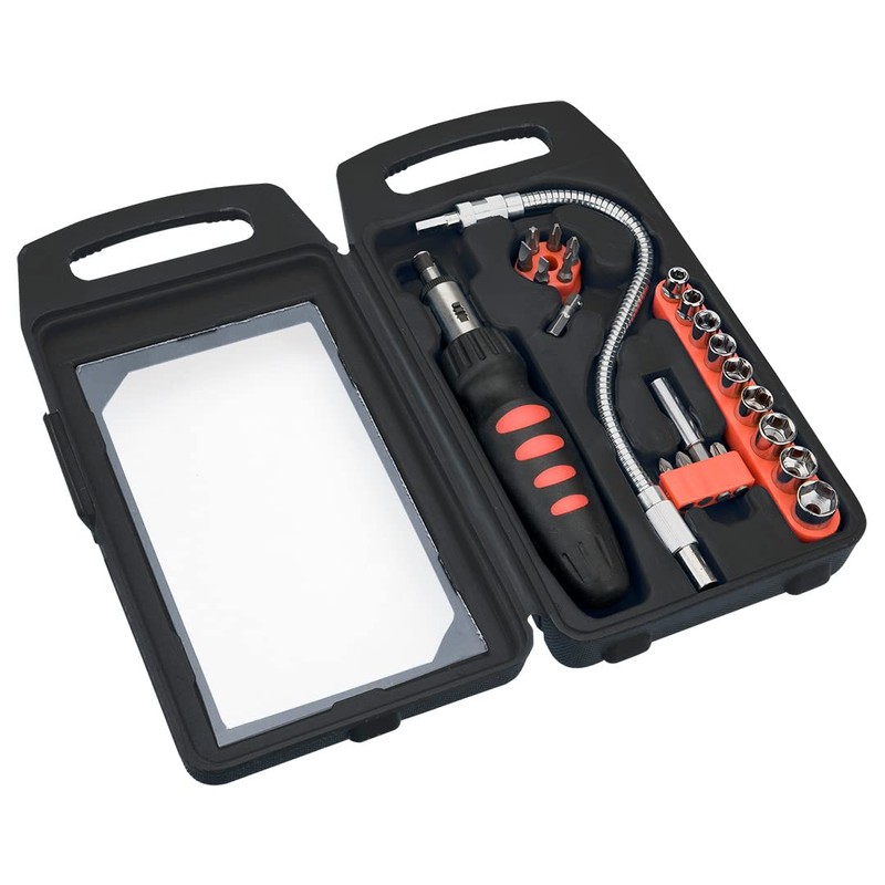 Flexible Screwdriver Set with Bits and Sockets