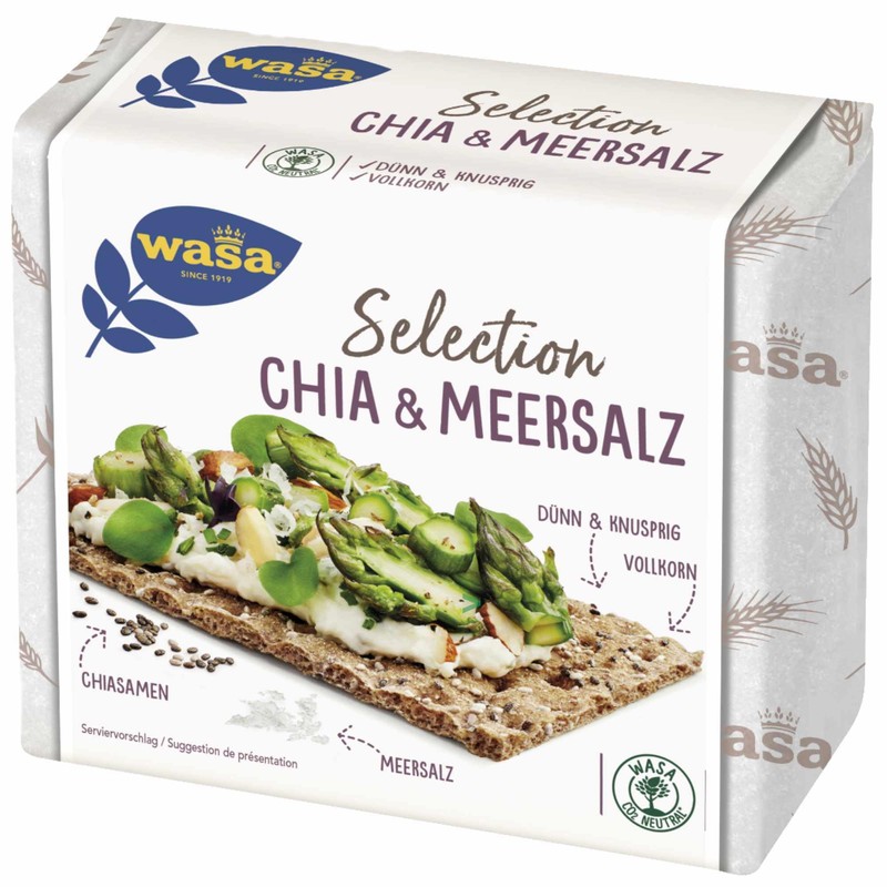 usy Bundle for Wasa Selection Chia & Sea Salt (245g
