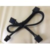 eVGA 6 pin PERIF to 3X IDE DRIVER POWER cable