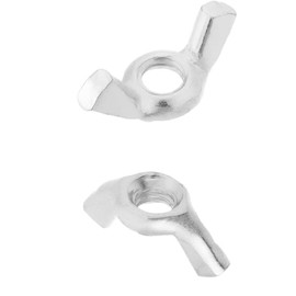 JunYon Wing Bolts Bolt Set Screws Hand Screws Thumbscrews 304 Stainless Steel Machine Parts M6x12mm Silver 10pcs