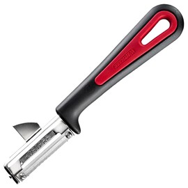 Westmark Gallant Peeler, Plastic/Stainless Steel, Black/Red/Silver, 16.5 x 3.7 x 2 cm