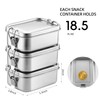 BEFOY Small Stainless Steel Food Storage Containers Set | Reusable