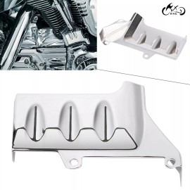 Unbranded Chrome Rear Cylinder Base Cover Trim For Harley Touring Bagger 02-06 FLHTC FLHRS