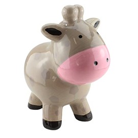Ceramic Money Box Cow 16 x 11 x 18 cm Animal Decorative Money Box