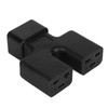 IEC320 C20 to Dual IEC320 C19 Power Adapter IEC320 C20