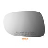 Burco 5337 Convex Passenger Side View Non-Auto-Dimming Power Mirror Glass,