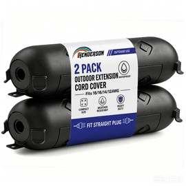 2 Pack Outdoor Extension Cord Cover IP44 Waterproof Safety Cover
