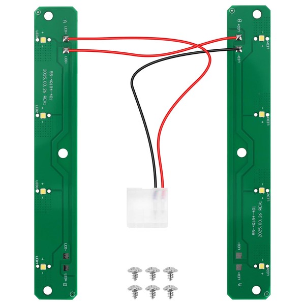 W11043011 W10866538 W11527432 Refrigerator LED Light Replacement, 2W Energy-Efficient PCB